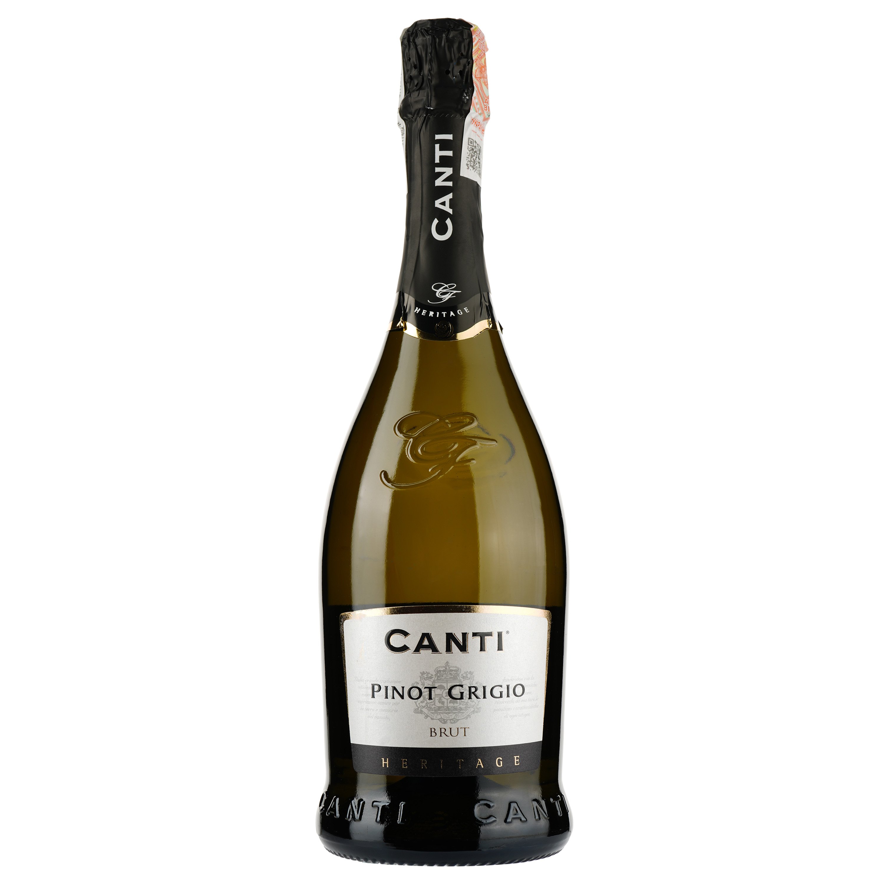 Вино игристое Canti Pinot Grigio Brut, белое, брют, 11,5%, 0,75 л (32785) - фото 1