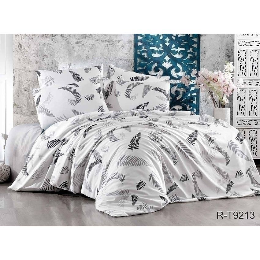 Комплект постельного белья TAG Tekstil с компаньоном Евро 000210814 (R-T9213) - фото 1