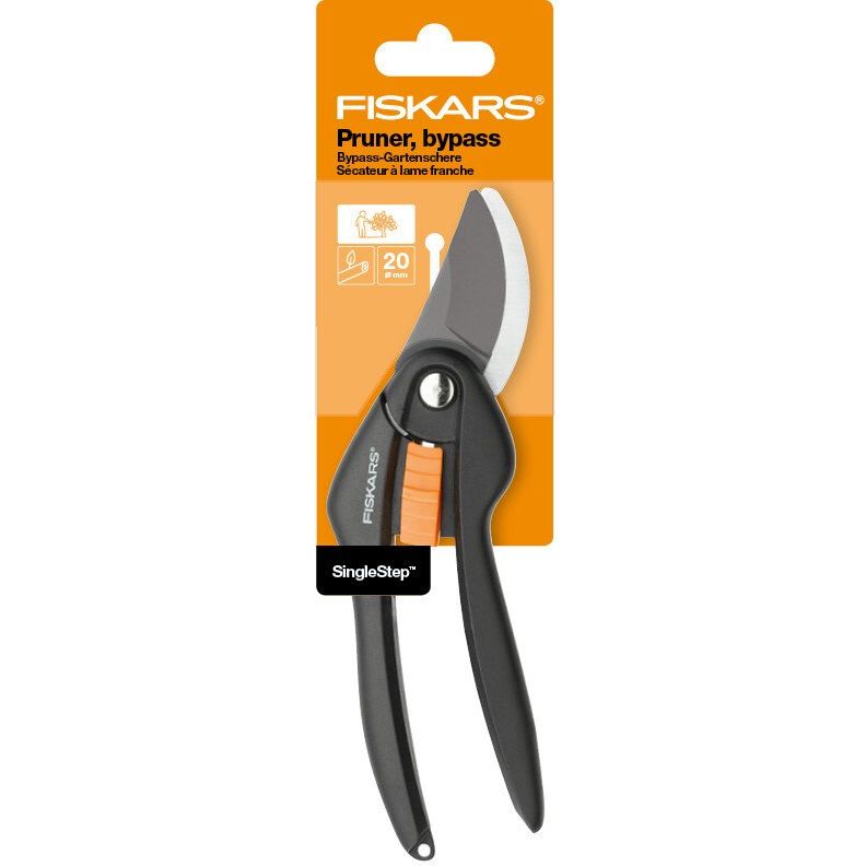 Секатор плоскостной Fiskars SingleStep P26, 20,8 см (1000567) - фото 2