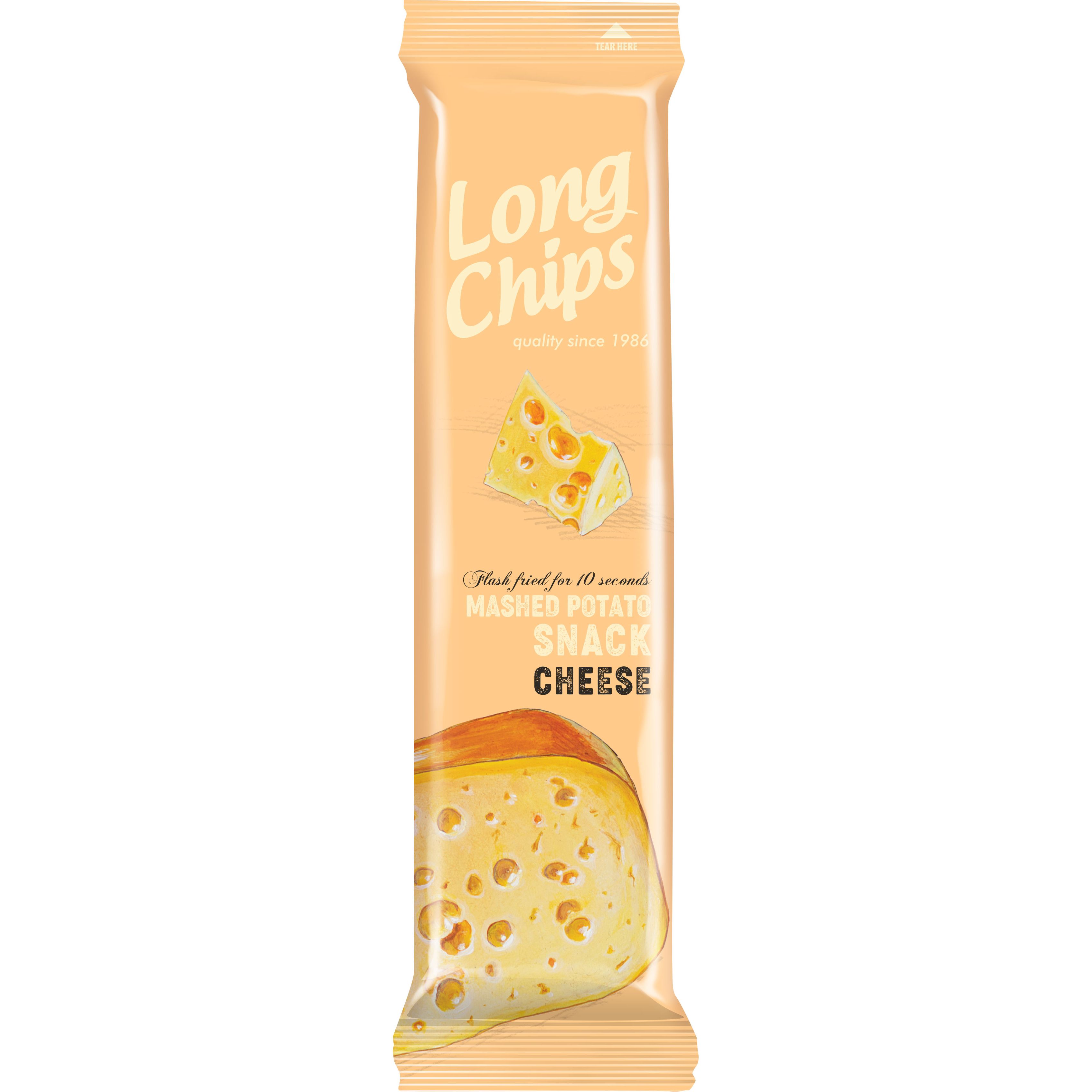 Закуска из картофельного пюре Long Chips с ароматом сыра 75 г (917360) - фото 1