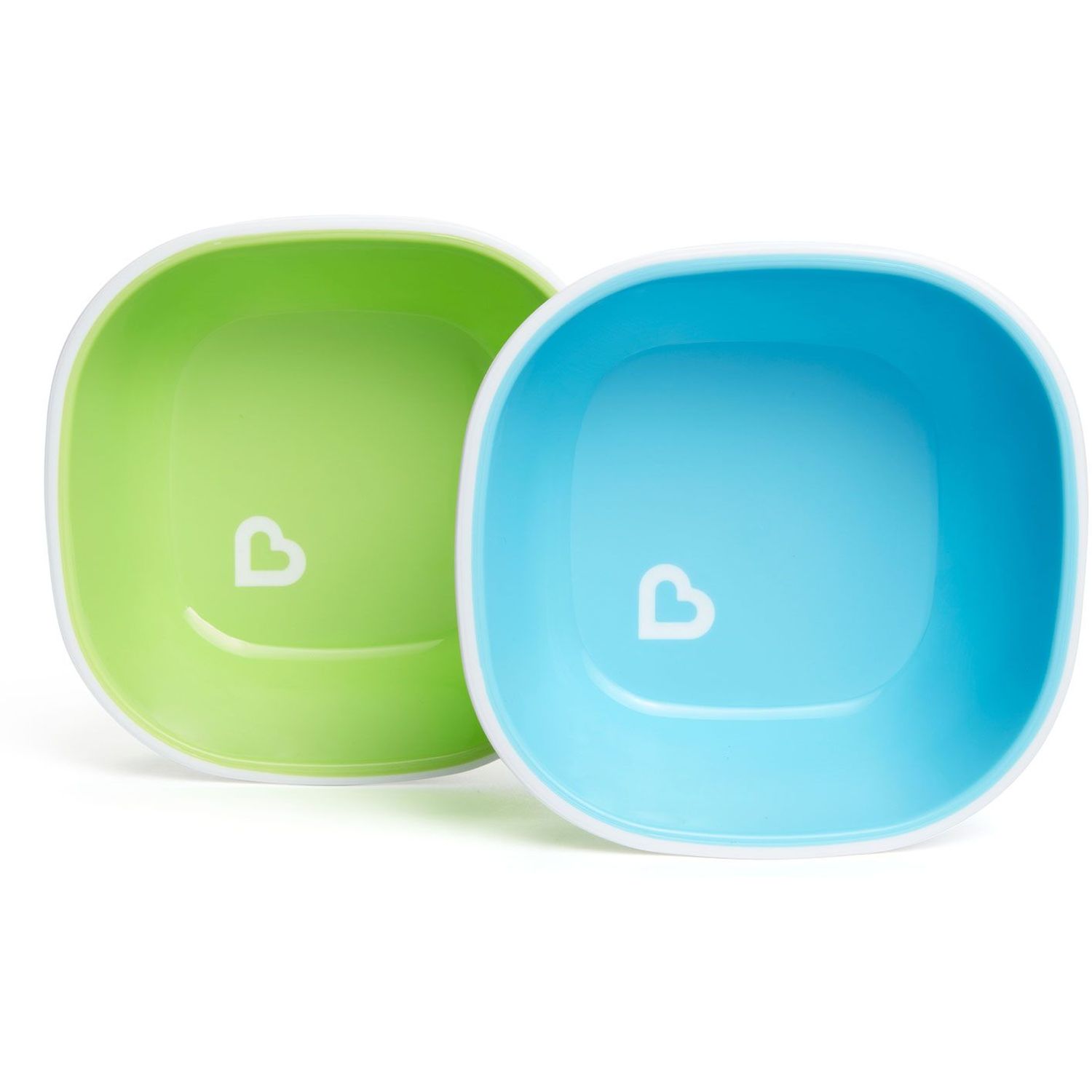 Набір мисок Munchkin Splash Bowls, зелений з блакитним, 2 шт. (46725.01) - фото 1