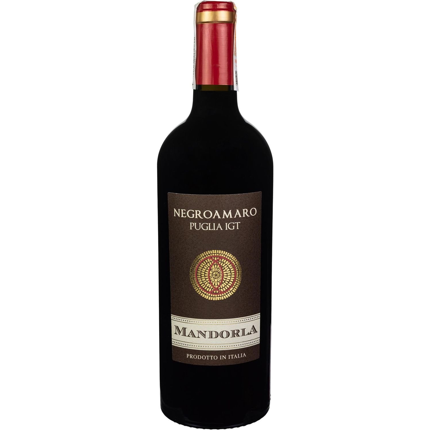 Вино Barone Montalto Negroamaro Mandorla Puglia IGТ, красное, полусухое, 0,75 л - фото 1