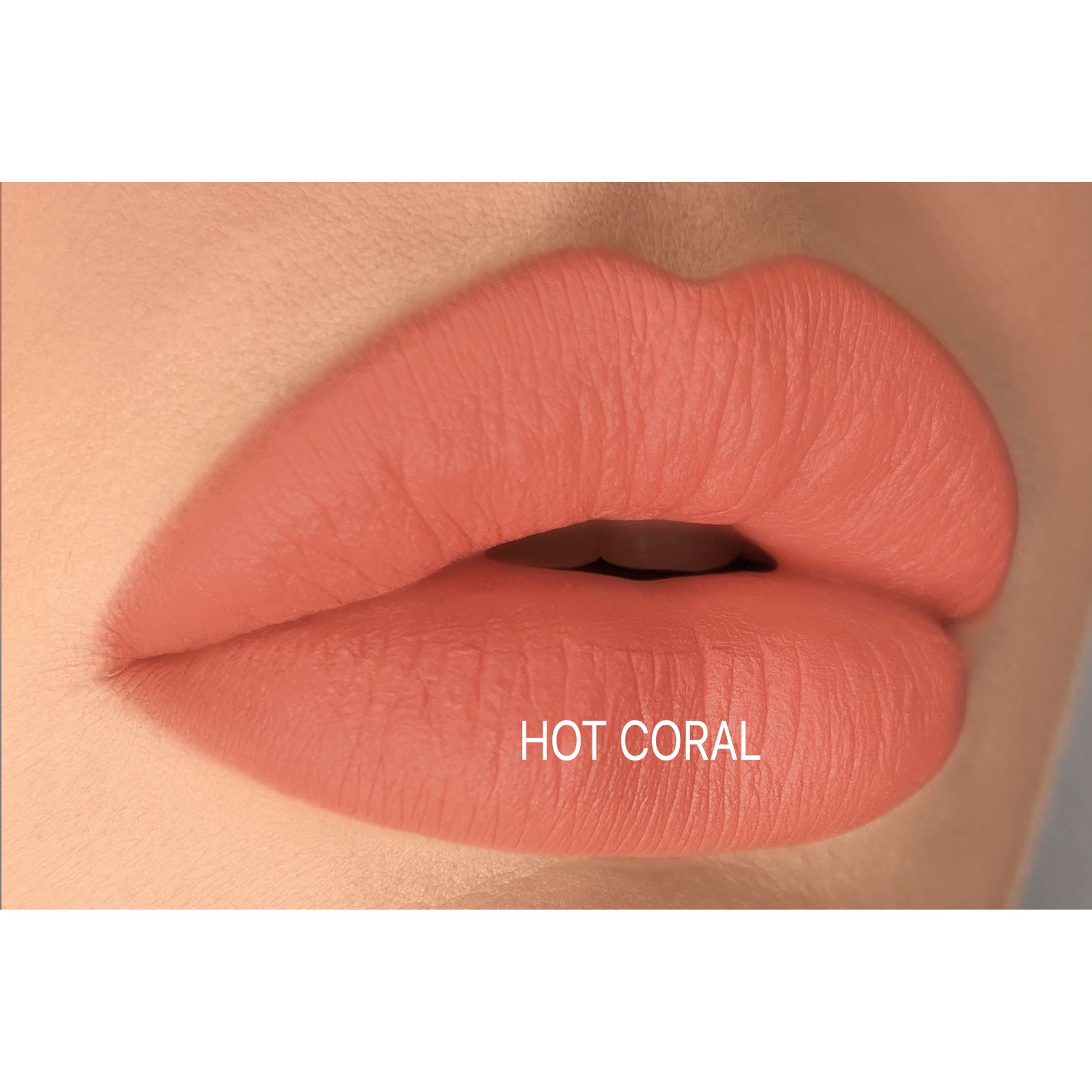 Матовый карандаш-помада для губ тон Hot Coral 1.7г - фото 2