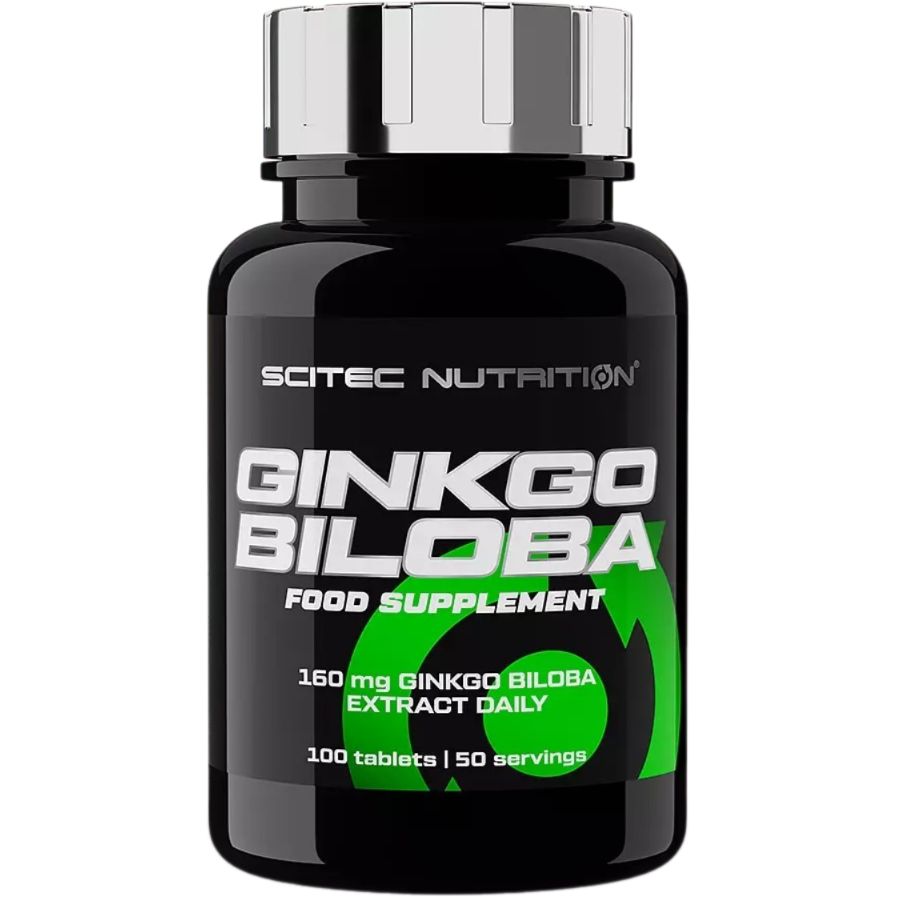 Гінкго-білоба Scitec Nutrition Ginkgo Biloba 100 таблеток - фото 1