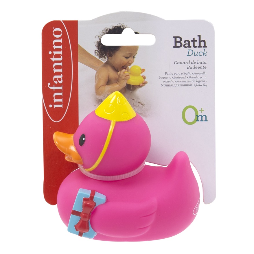 Іграшка для купання Infantino На вечірку, рожева (305113) - фото 1
