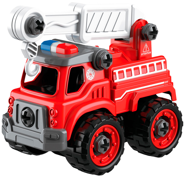 Конструктор DIY Spatial Creativity Пожарный кран, красный (CJ-1614181) - фото 2