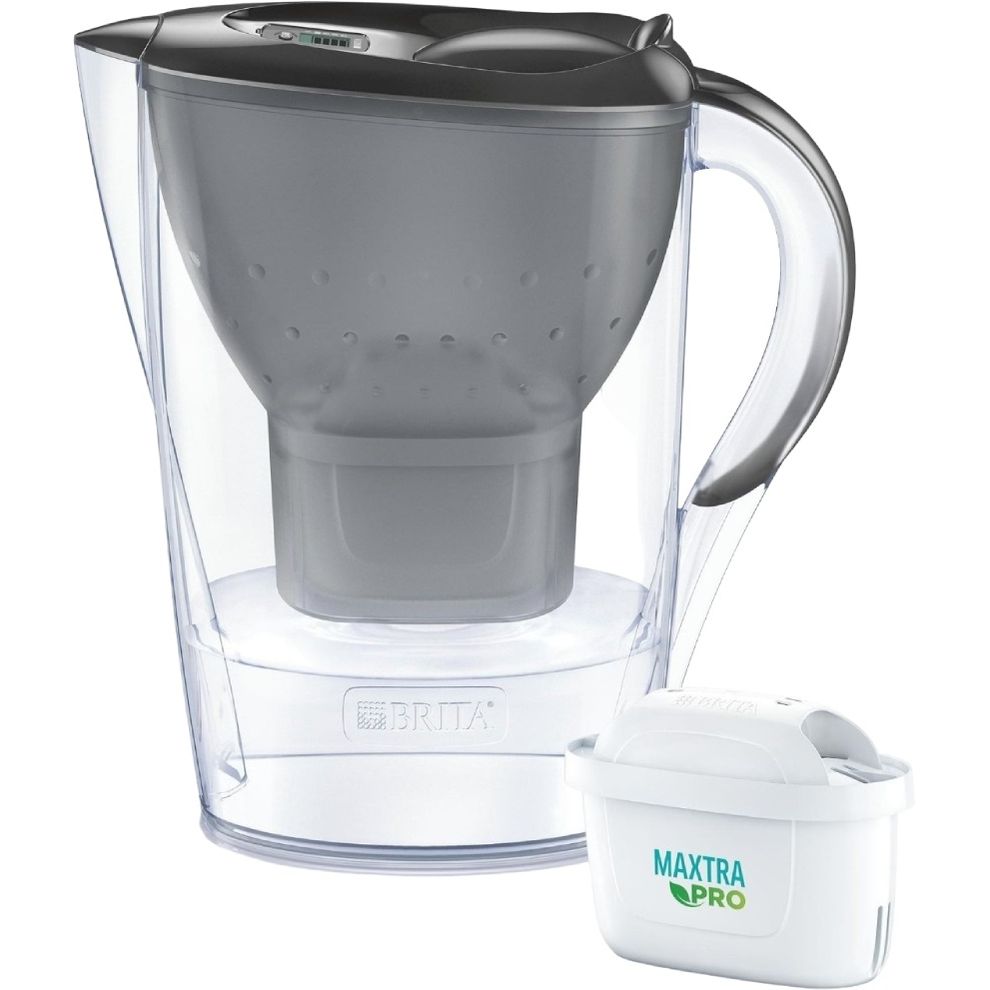 Фільтр-глечик Brita Marella MXpro графіт 2.4 л + 3 картриджі (1052796) - фото 1