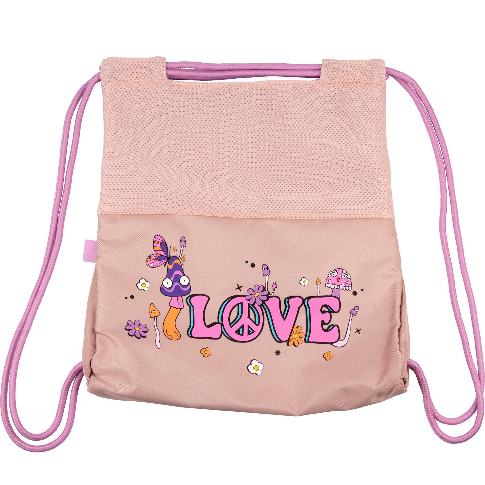 Сумка-рюкзак для взуття Yes SB-12 Just Chill, рожева (533525) - фото 2