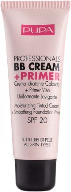 Тональный крем Pupa ВВ Cream + Primer Tone-Cream, для всех типов кожи, тон 01 nude, 50 мл (50005001) - фото 1