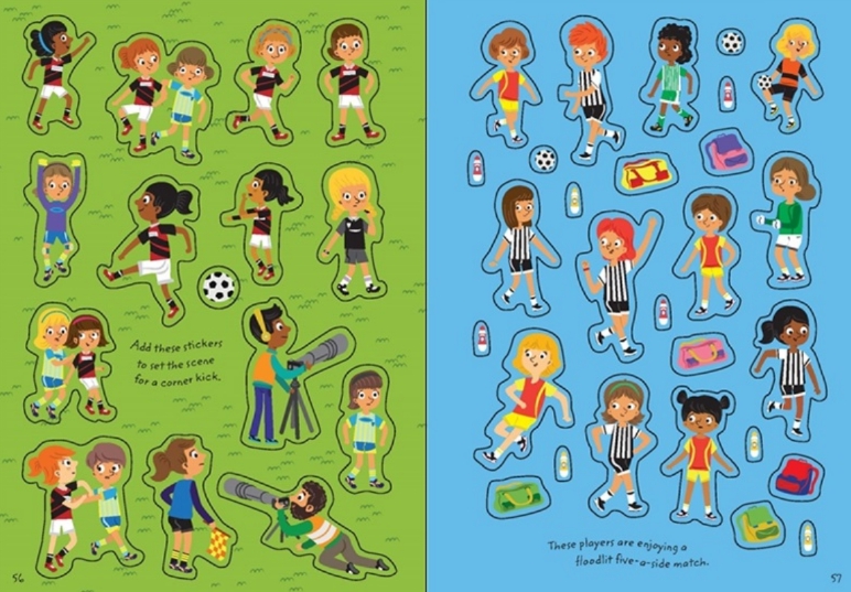 1000 Football Stickers - Fiona Watt, англ. мова (9781409596974) - фото 4