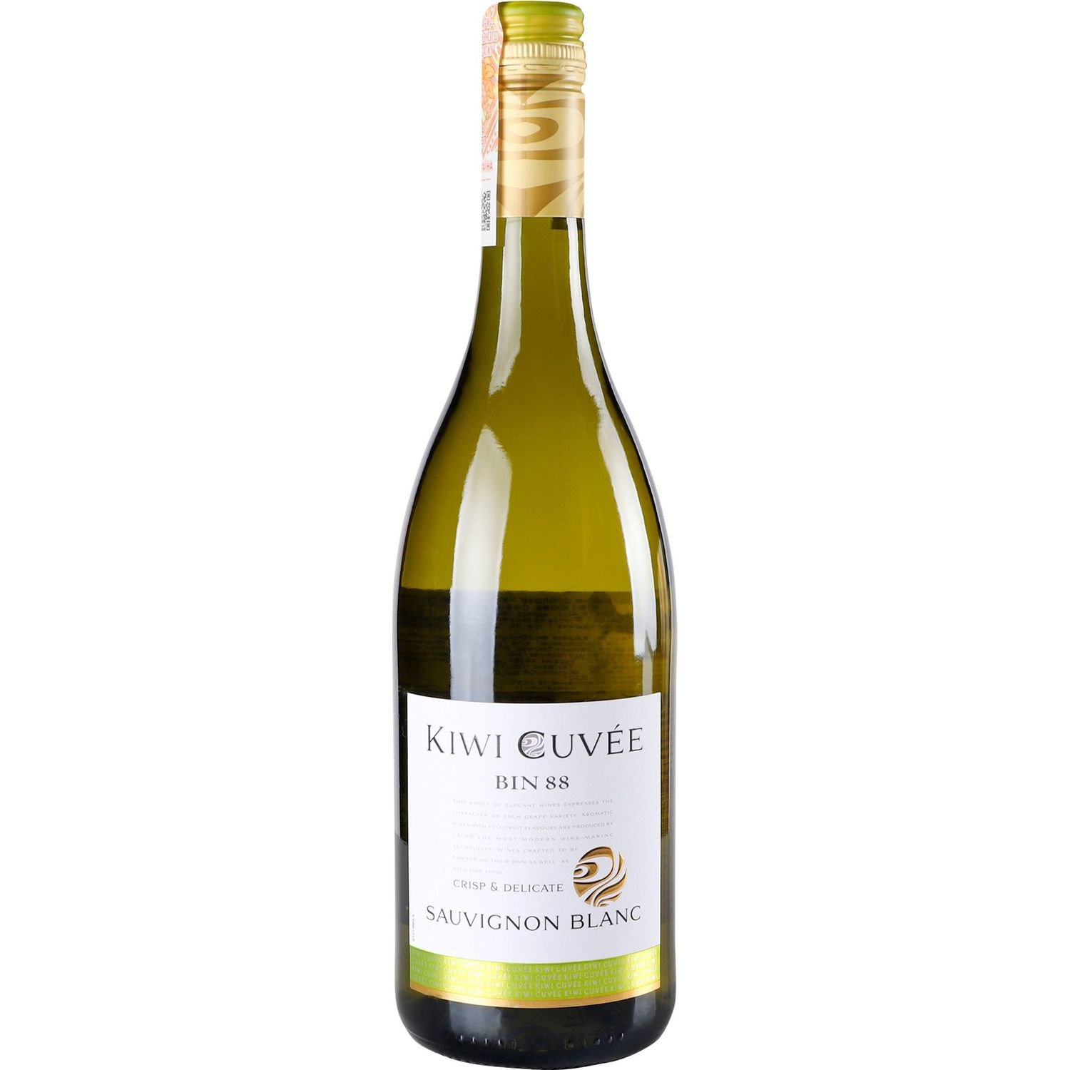 Вино Kiwi Cuvee Bin 88 Sauvignon Blanc, біле, сухе, 0,75 л - фото 1