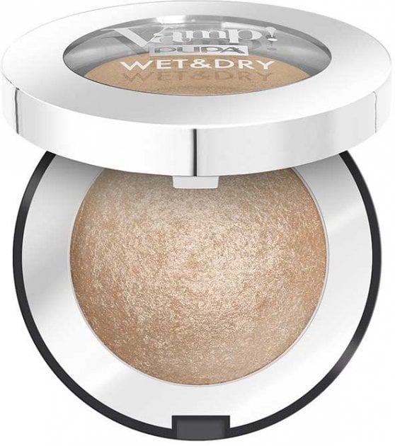 Тіні для повік Pupa Vamp! Wet&Dry Eyeshadow Подвійного використання, відтінок 100, 2,5 г (040245A100) - фото 1