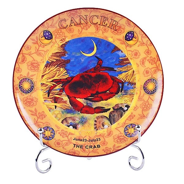Декоративная тарелка Lefard Зодиак Рак, 20 см (356-075-1-4) - фото 1