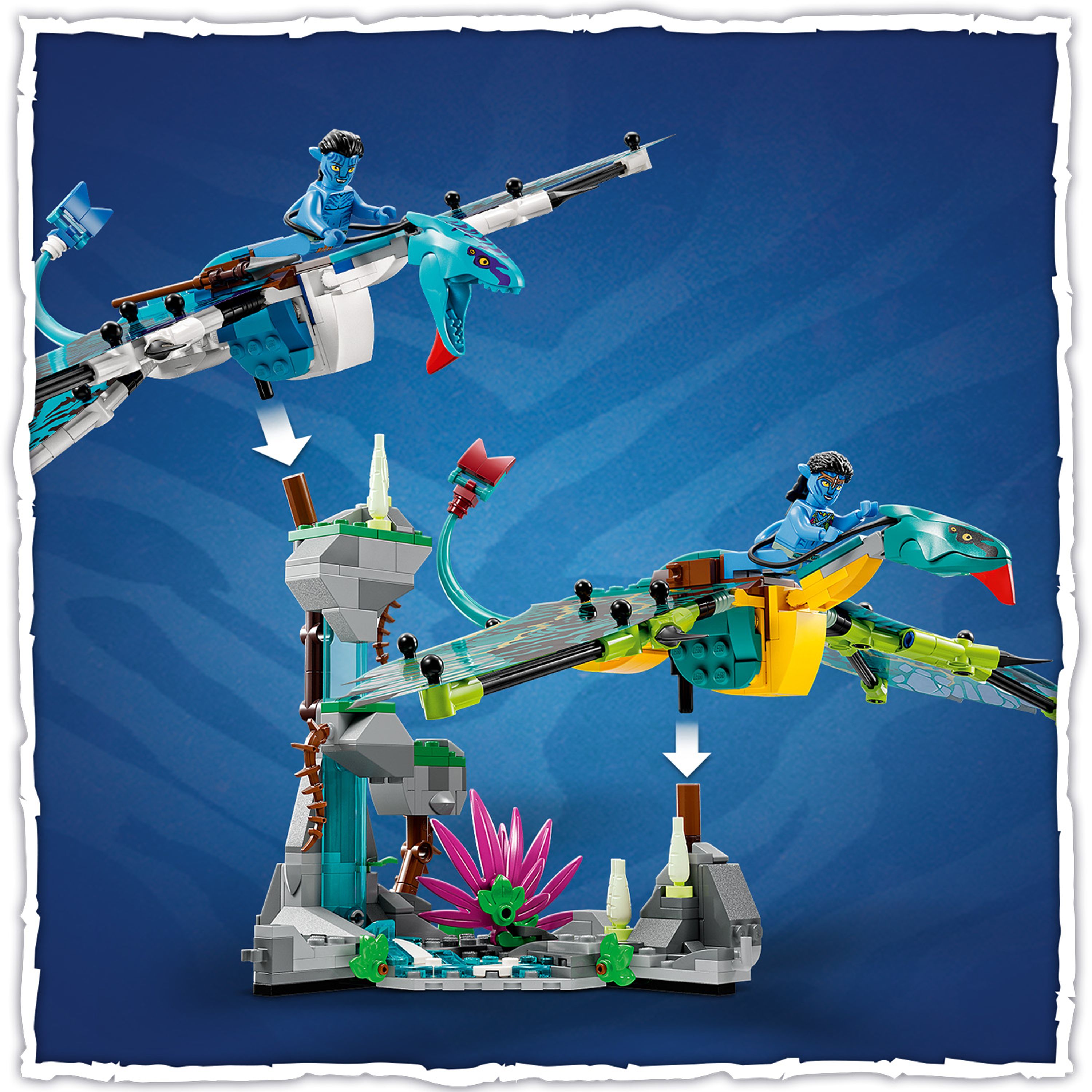 Конструктор LEGO Avatar Перший політ Джейка та Нейтірі на Банші, 572 деталей (75572) - фото 7