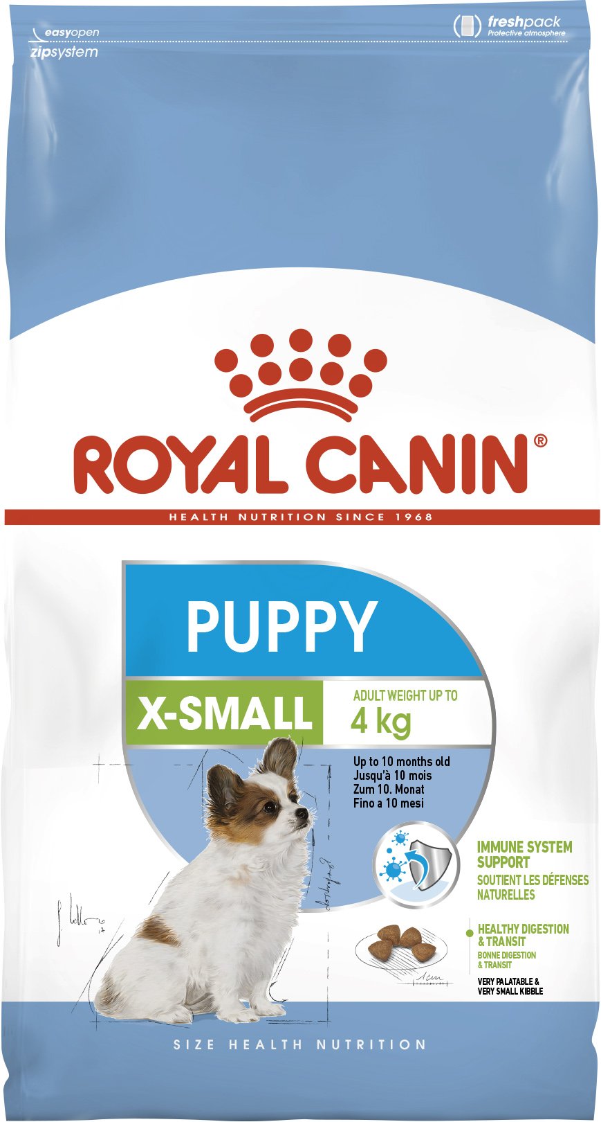 Сухой корм Royal Canin X-Small Puppy для щенков миниатюрных размеров, с мясом птицы и рисом, 0,5 кг - фото 1