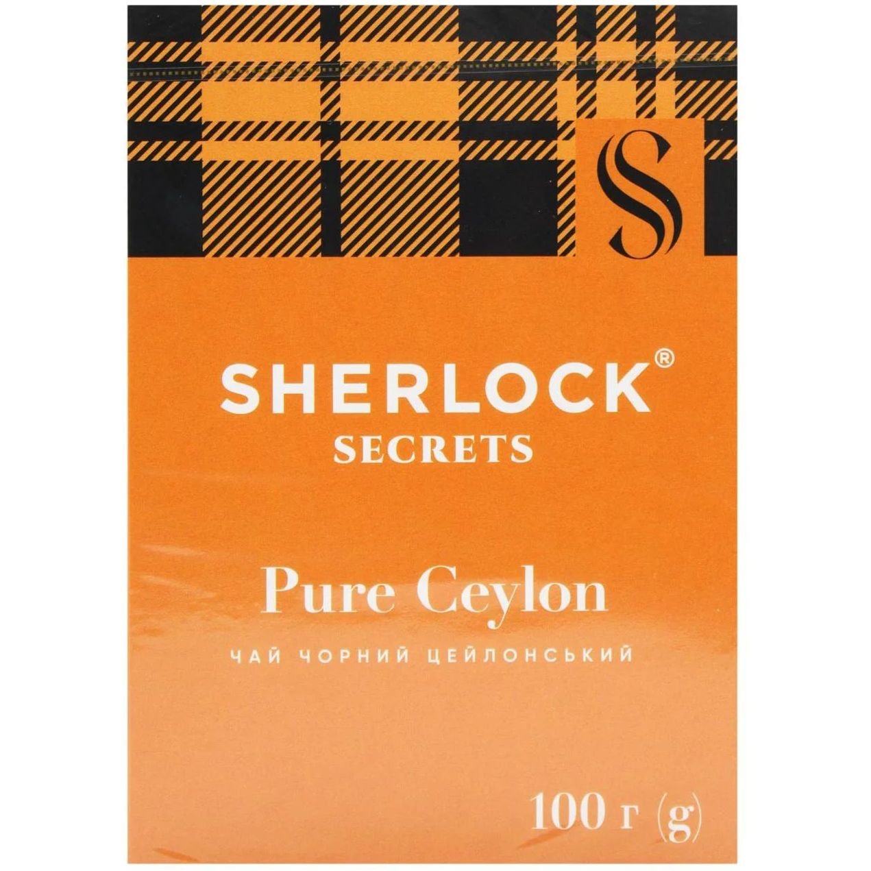 Чай чорний Sherlock Secrets Pure Ceylon цейлонський, 100 г (920153) - фото 1