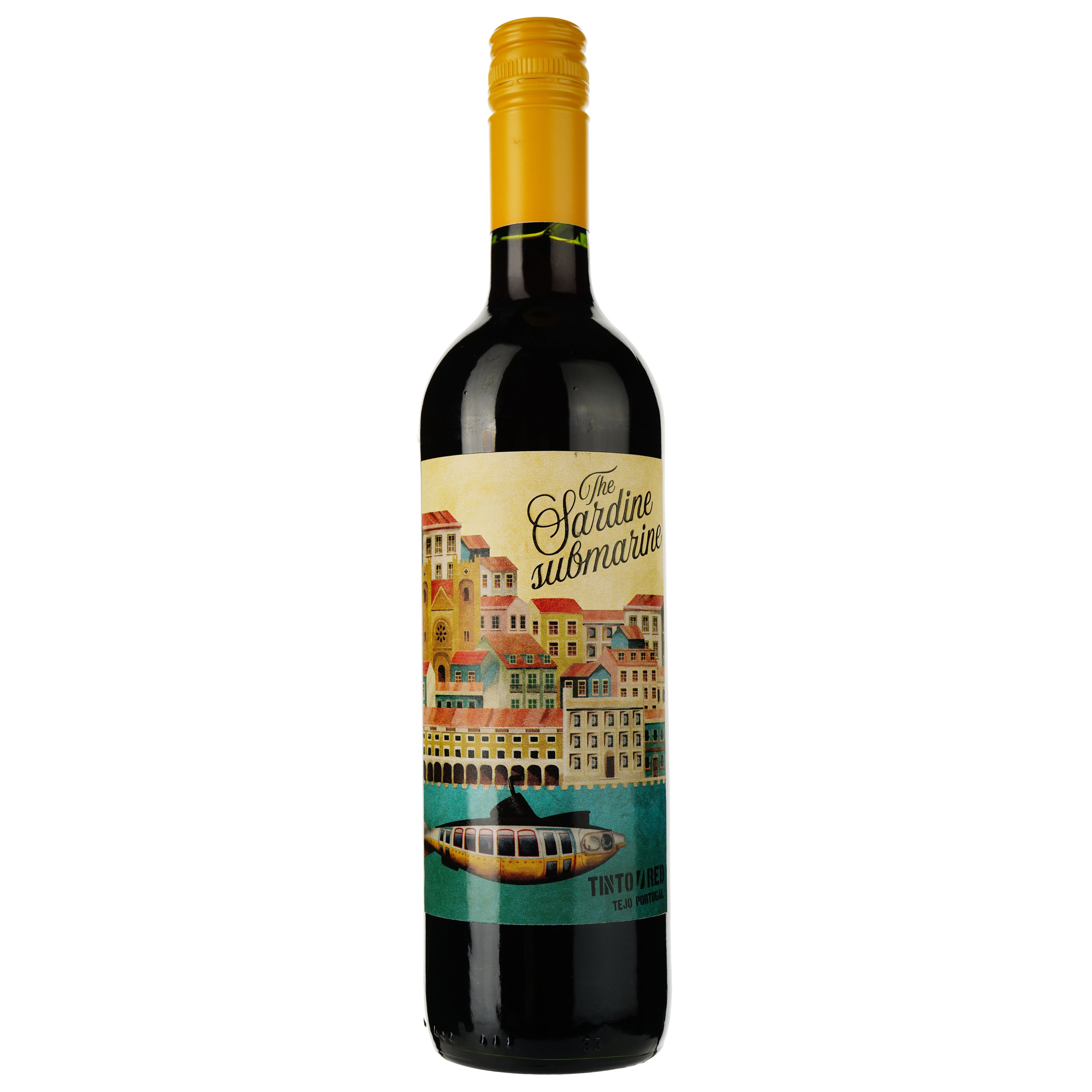 Вино The Sardine Submarine Tinto красное сухое 0.75 л - фото 1