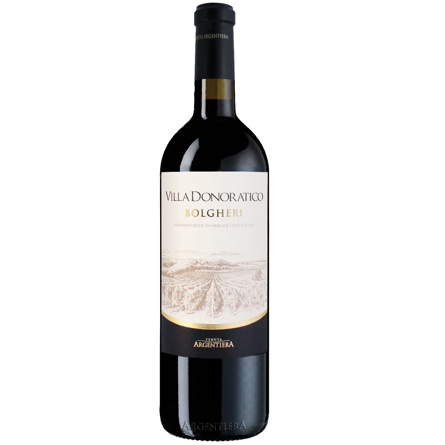 Вино Tenuta Argentiera Villa Donoratico Bolgheri 2019 DOC, 14,5%, 0,75 л (873707) - фото 1
