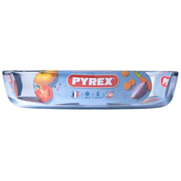 Форма для запекания Pyrex Essentials овальная, стеклянная, 35х24х6см (346B000/7646) - фото 2