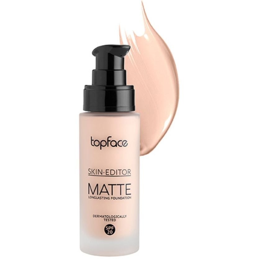 Тональная основа TopFace Skin Editor Matte Longlasting Foundation PT465 тон 002, 32 мл - фото 2