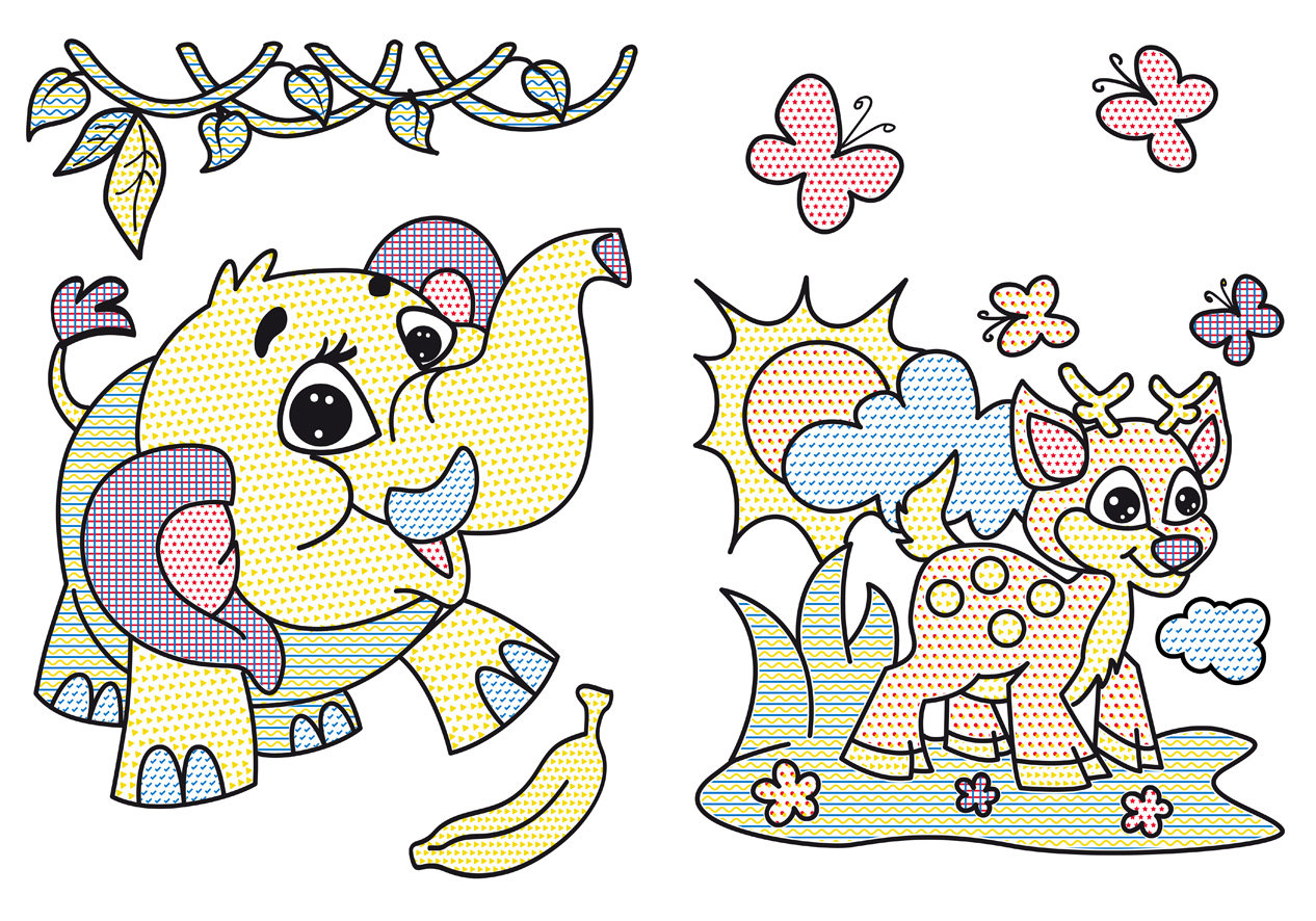 Водная раскраска Кристал Бук Малыши животных, 8 страниц (F00021834) - фото 2