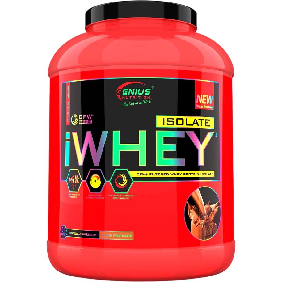 Протеїн Genius Nutrition iWhey Isolate Chocolate 2 кг - фото 1