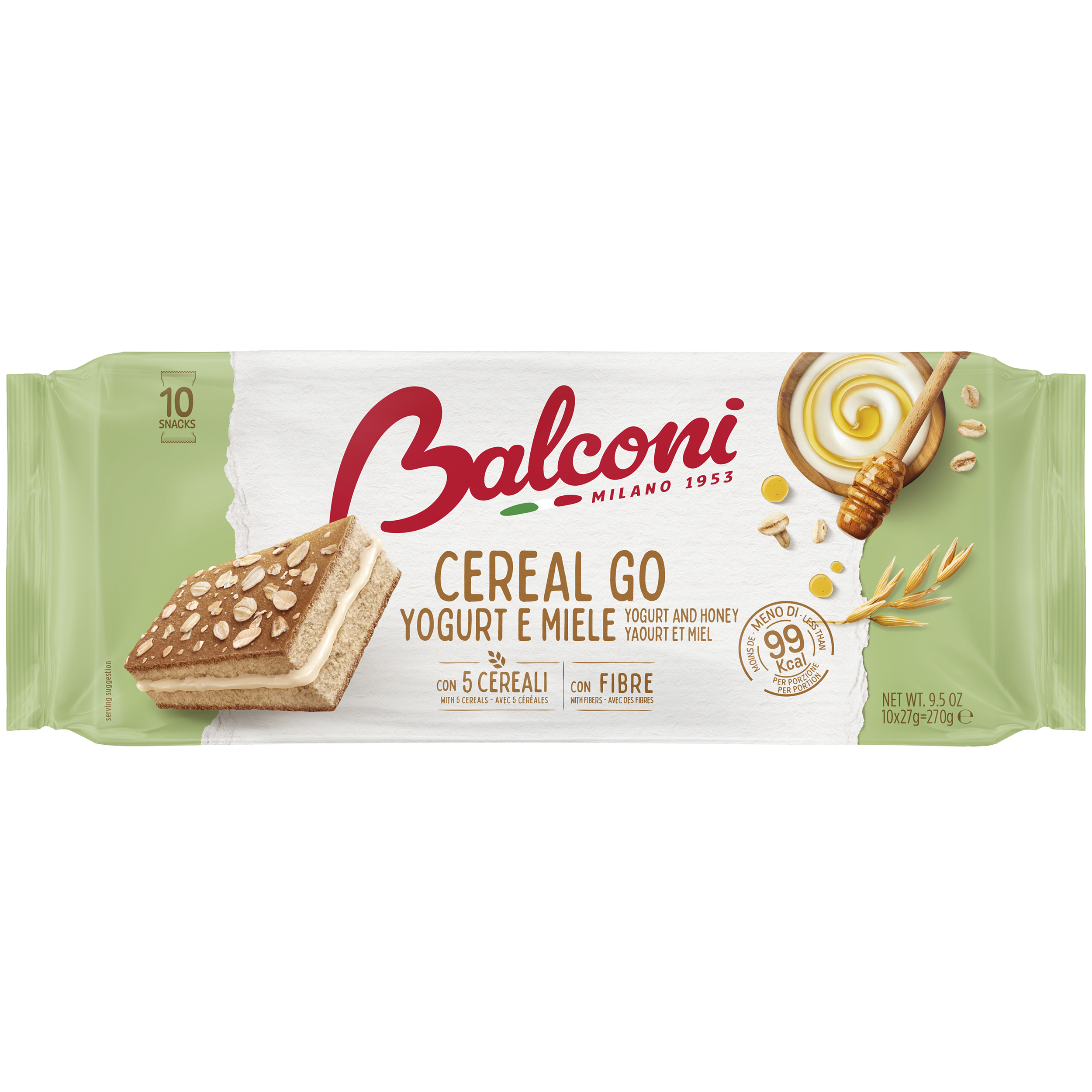 Бисквит Balconi Cereal Go с йогуртом 270 г - фото 1