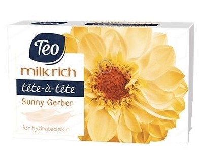 Мило тверде Тeo Milk Rich Tete-a-Tete Sunny Gerber, помаранчевий, 100 г (57831) - фото 1