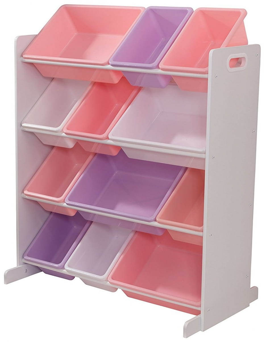 Меблі для зберігання Kidkraft 12 полиць, рожевий з бузковим (15450) - фото 1