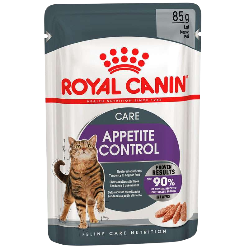 Влажный корм с мясом для стерилизованных котов Royal Canin Aappetite Сontrol Loaf, 85 г (1468001) - фото 1