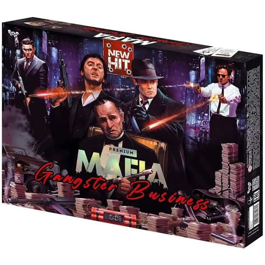 Настольная экономическая игра Mafia. Gangster Business. Premium Danko Toys MAF-03-01U на украинском языке - фото 1