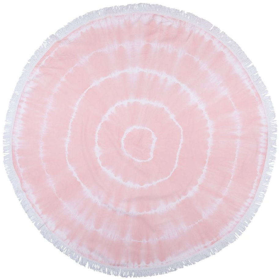 Полотенце Barine Pestemal Swirl Roundie Flamingo, 150 см, розовый (svt-2000022244428) - фото 1