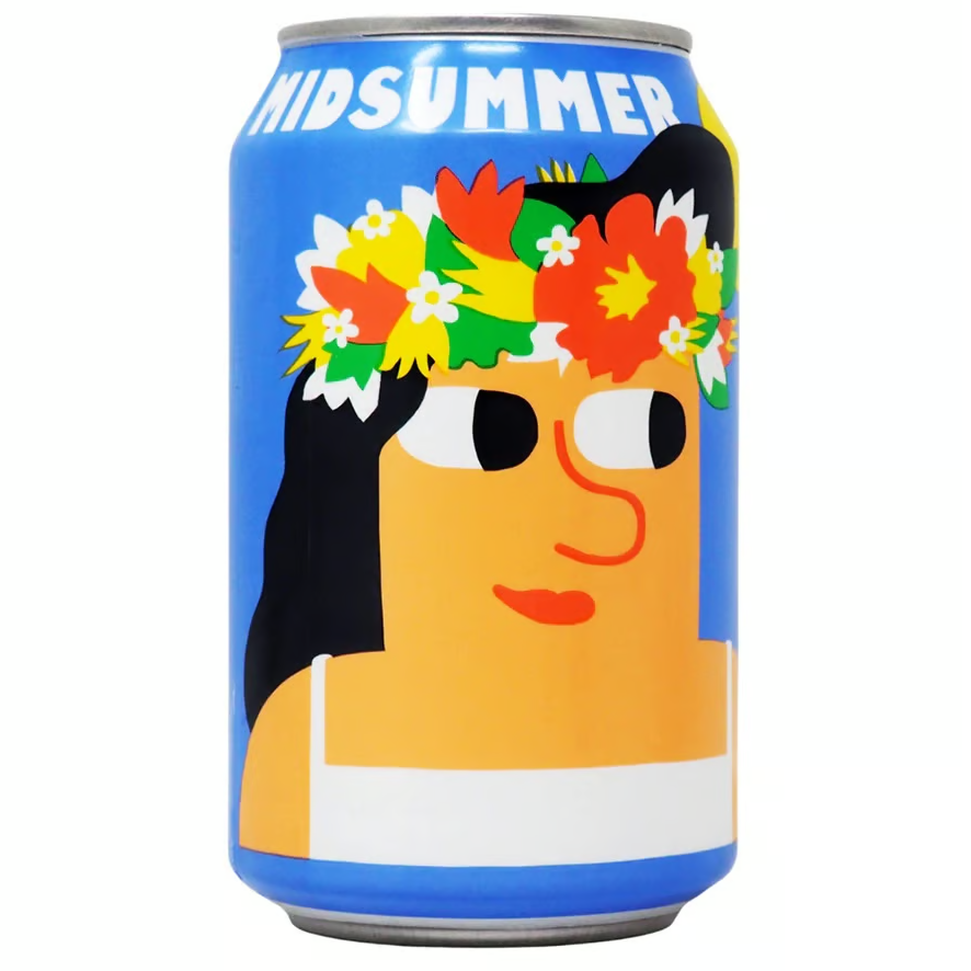 Пиво Mikkeller Midsummer, світле, нефільтроване, 4,6%, з/б, 0,33 л - фото 1