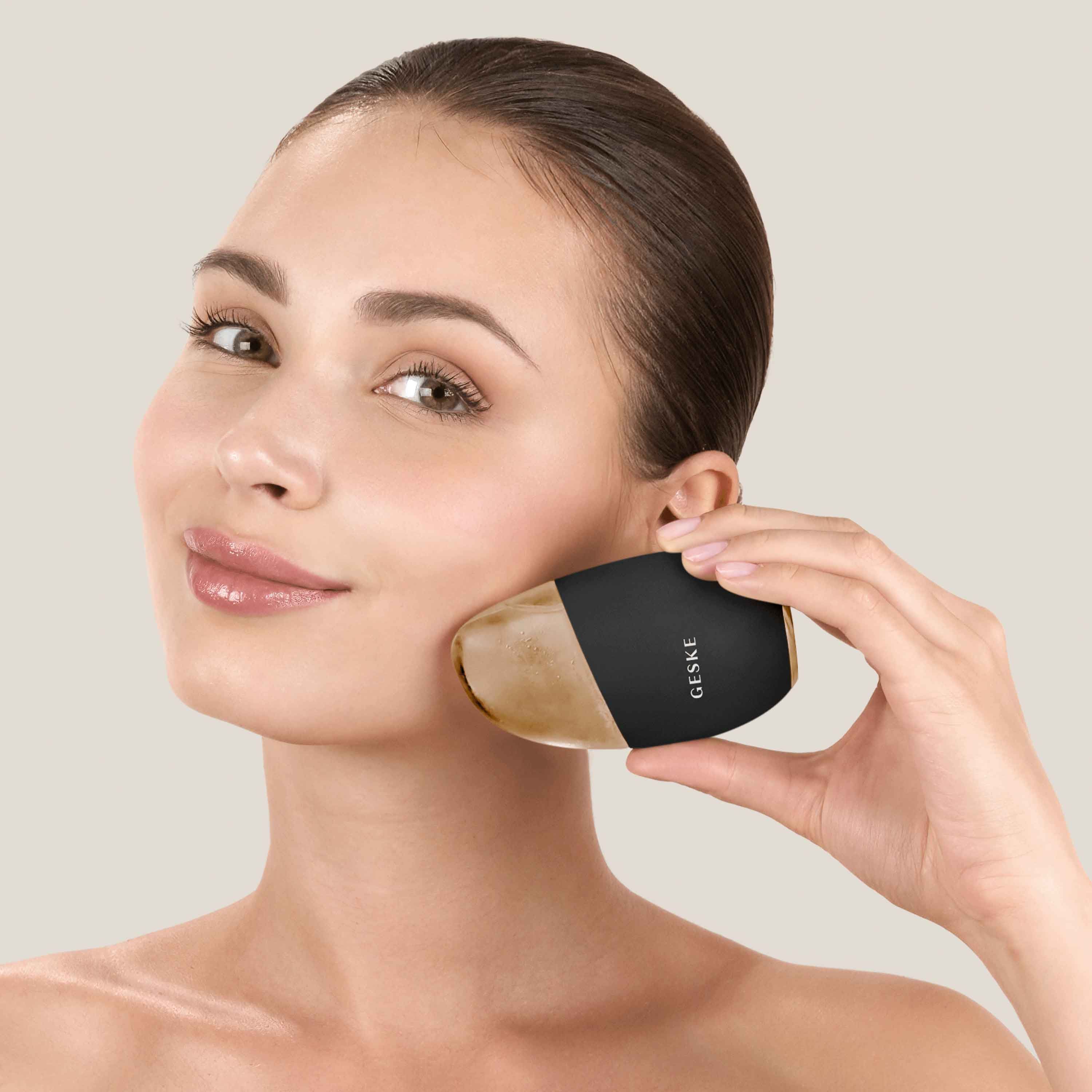 Масажер для очей та обличчя GESKE Cool & Warm Eye and Face Massager 7 в 1 сірий - фото 8