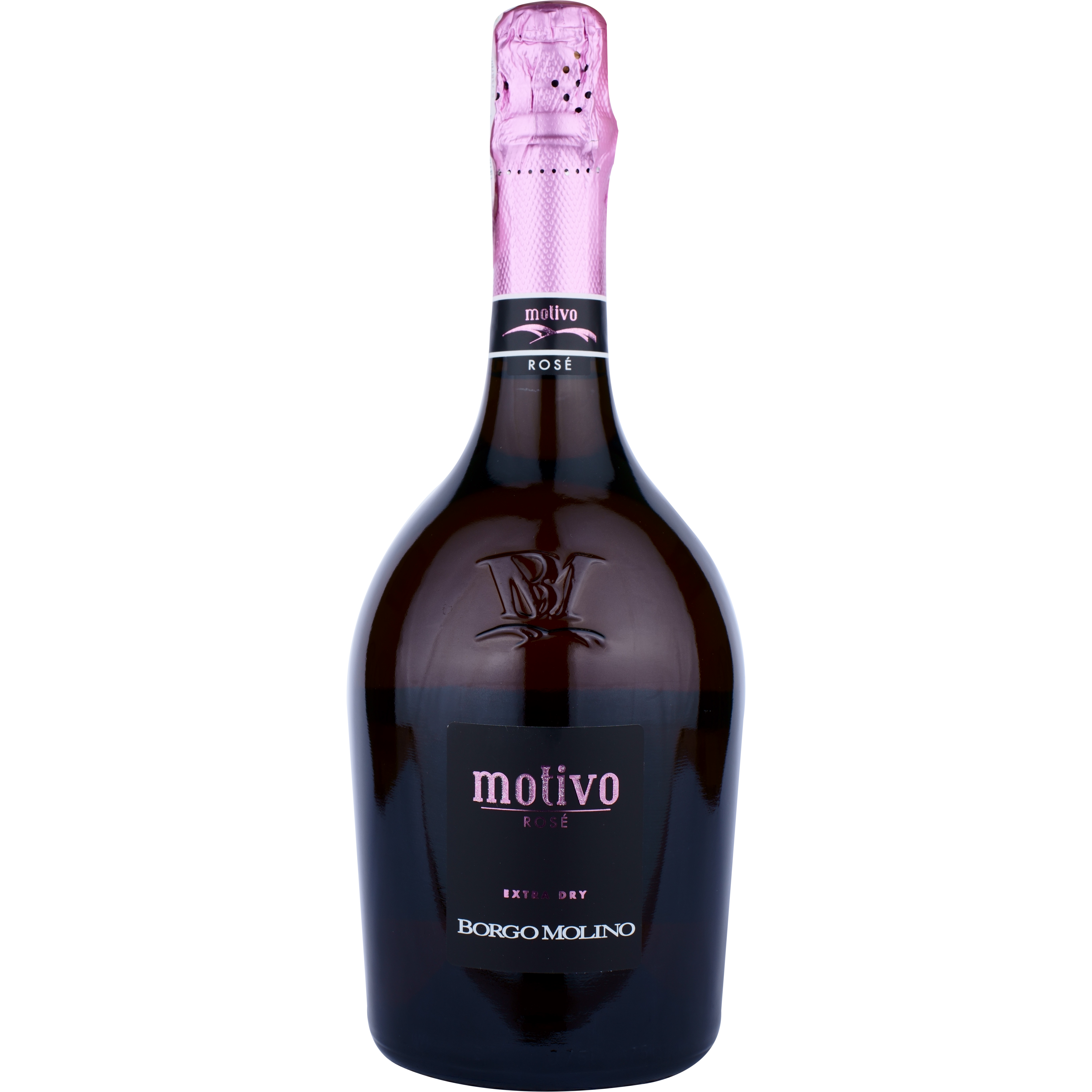 Ігристе вино Borgo Molino Motivo Rose Spumante Extra Dry IGT, рожеве, екстра драй, 0,75 л - фото 1