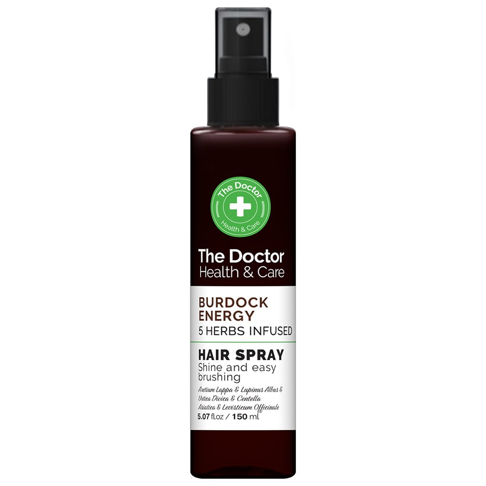 Спрей для волос The Doctor Health&Care Burdock Energy 5 Herbs Infused Hair Spray, 150 мл - фото 1