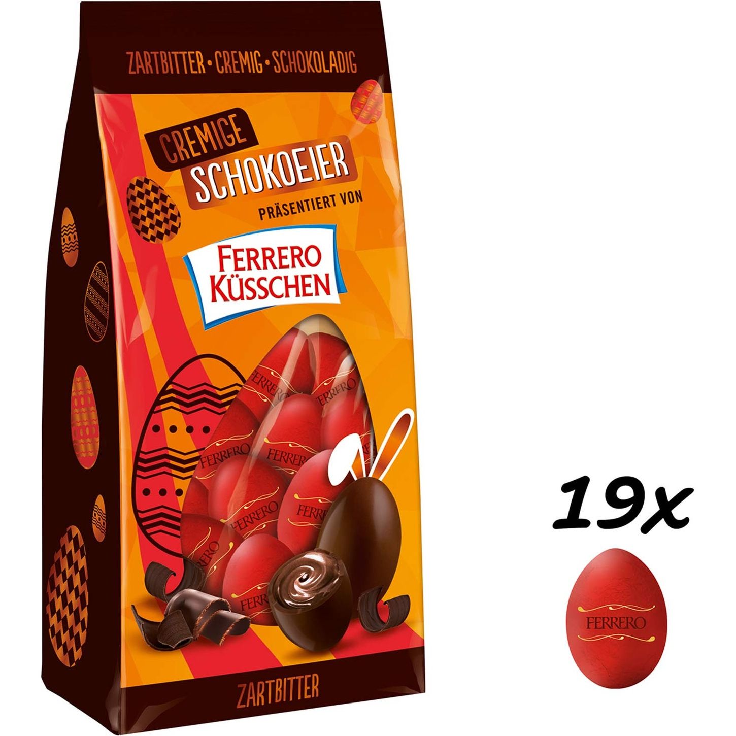 Конфеты Ferrero Kusschen Eggs Cremige Dark 100 г - фото 2