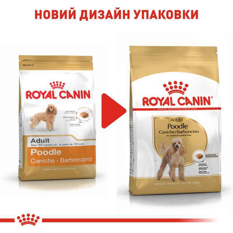 Сухий корм для дорослих собак породи Пудель Royal Canin Poodle Adult, 1,5 кг (3057015) - фото 2