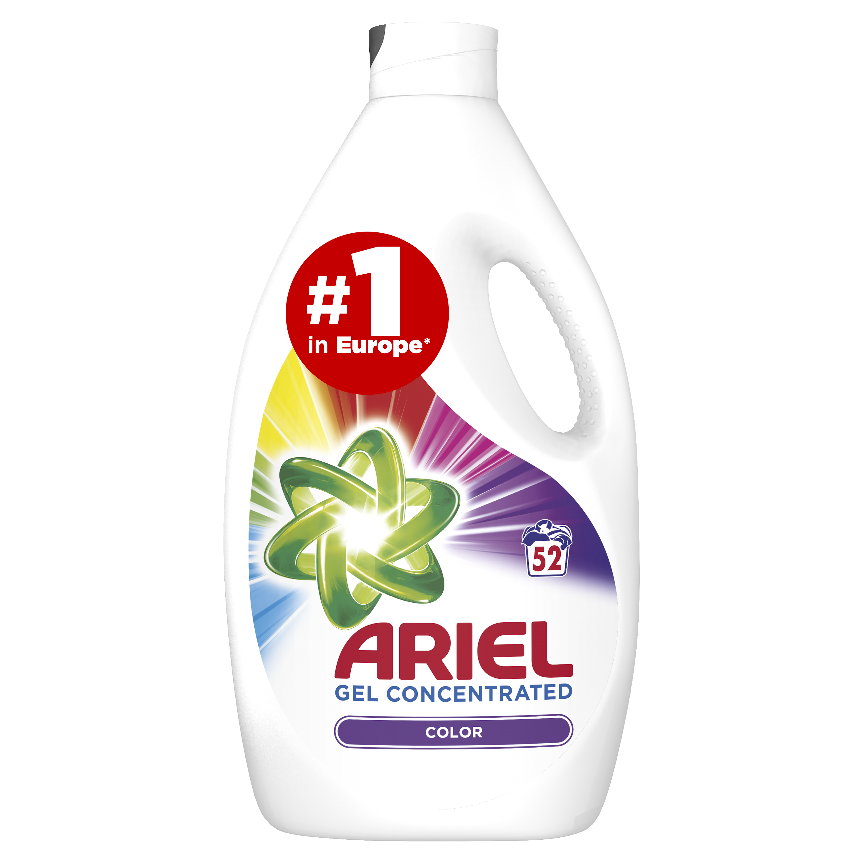 Рідкий пральний порошок Ariel Color, для білих і кольорових тканин, 2,86 л - фото 1