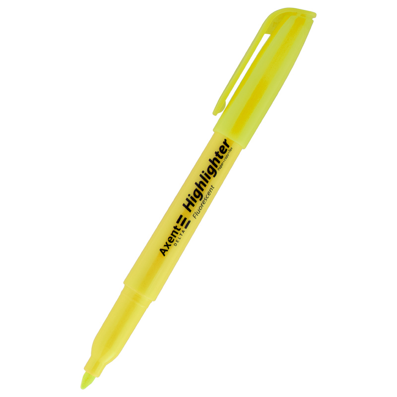 Набор текстовых маркеров Axent Delta Highlighter клиновидных 2-4 мм 4 шт. (D2503-40) - фото 4