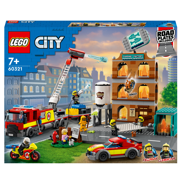 Конструктор LEGO City Пожежна команда, 766 деталей (60321) - фото 1