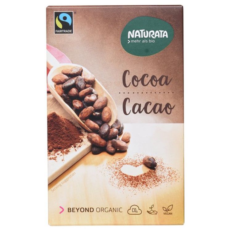 Какао-порошок Naturata с пониженным составом жира органичный, 125 г - фото 1