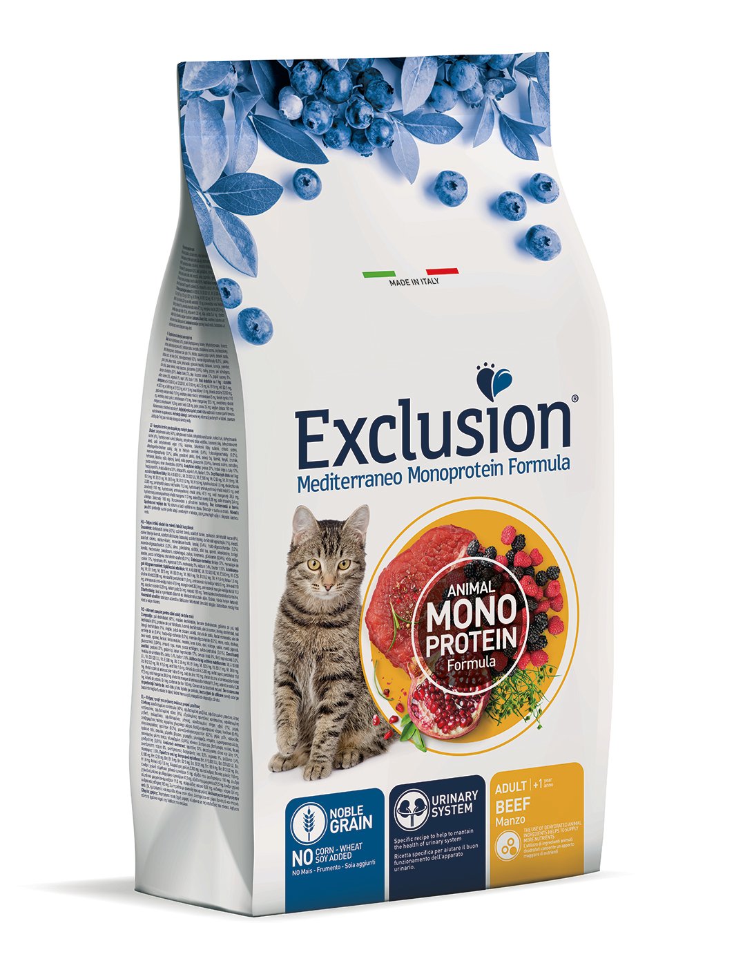 Сухий корм для котів Exclusion Noble Grain Cat Adult Beef, 1,5 кг - фото 1