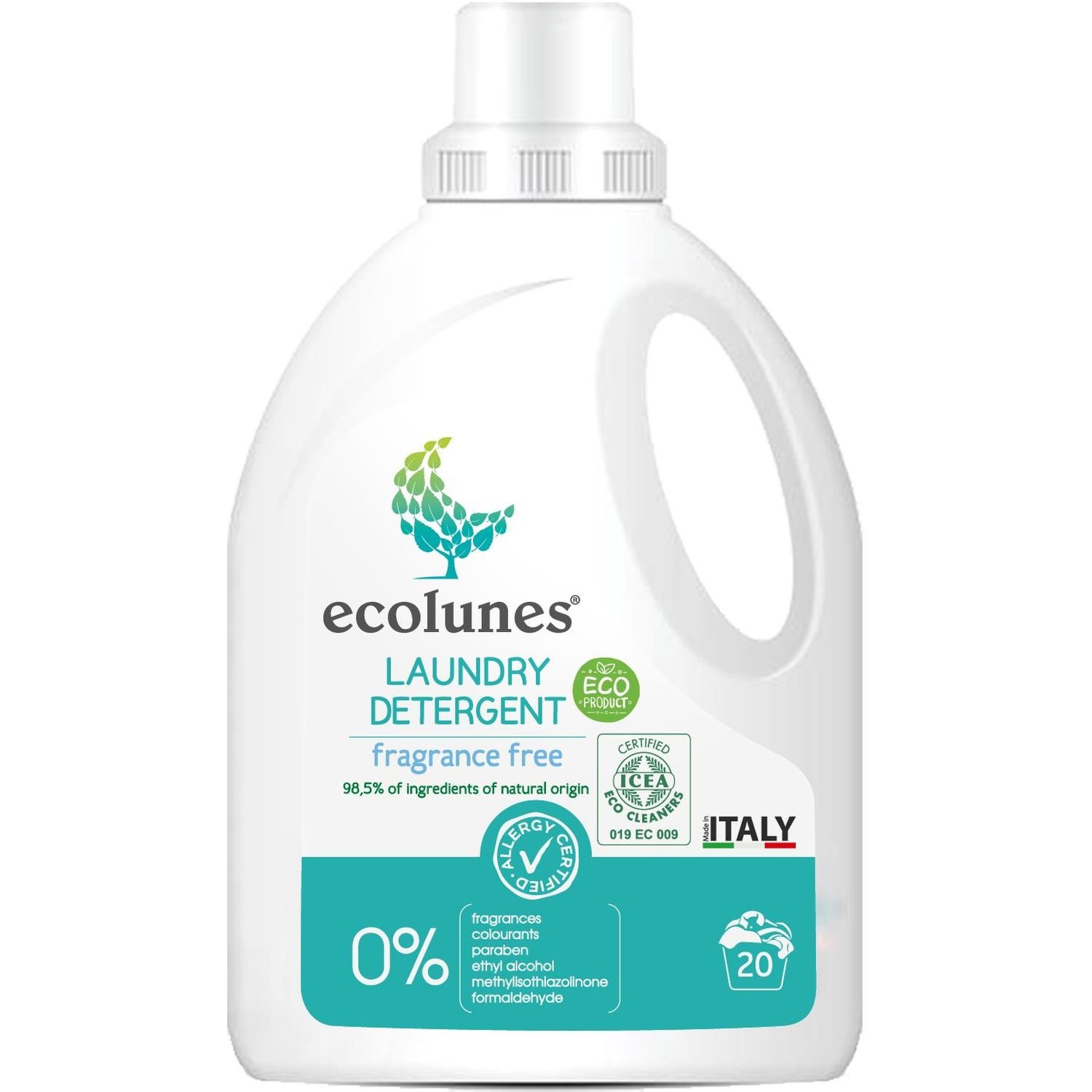 Жидкое средство для стирки Ecolunes, органическое, 1 л - фото 1