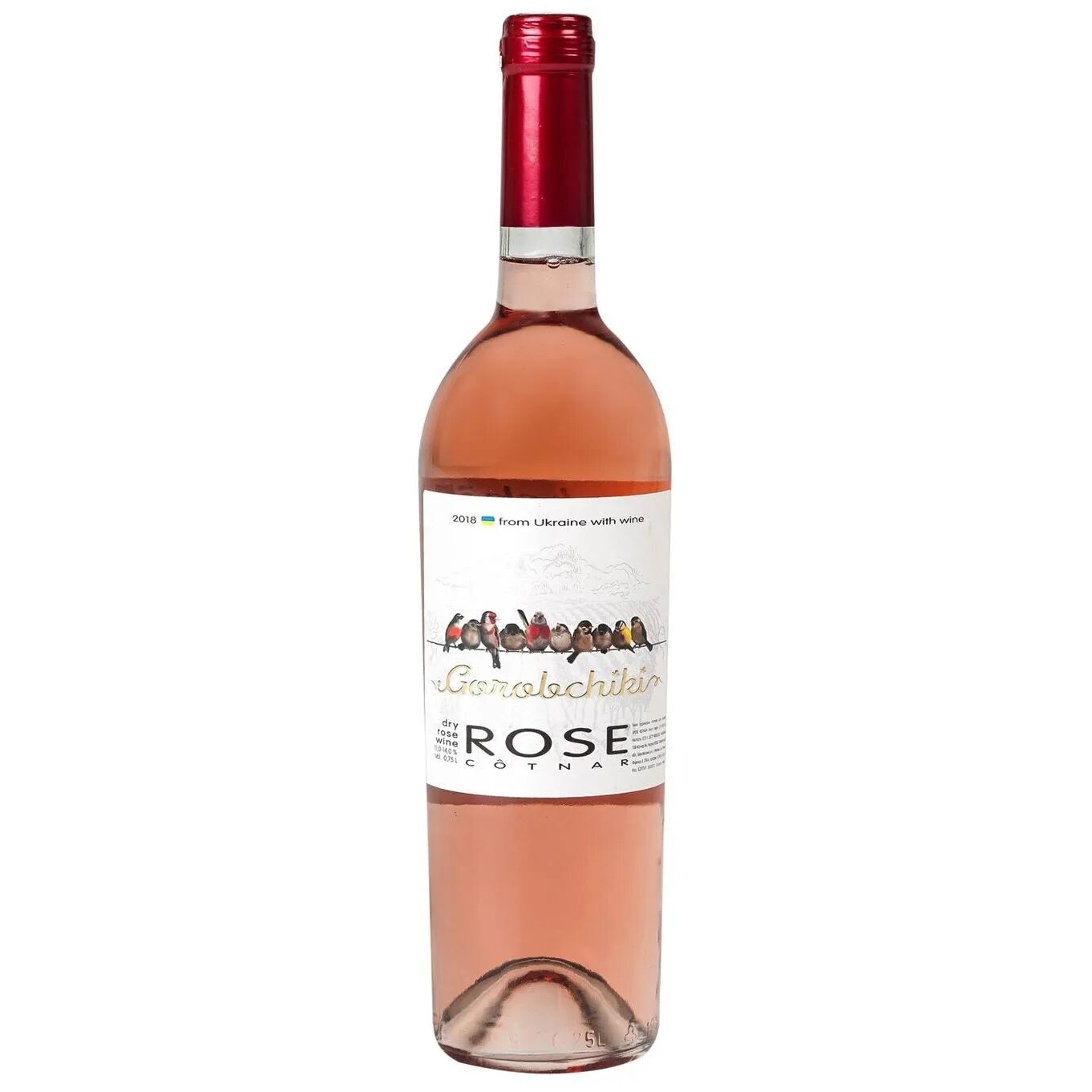 Вино Cotnar Gorobchiki Rose, 10,5-14%, 0,75 л (681388) - фото 1