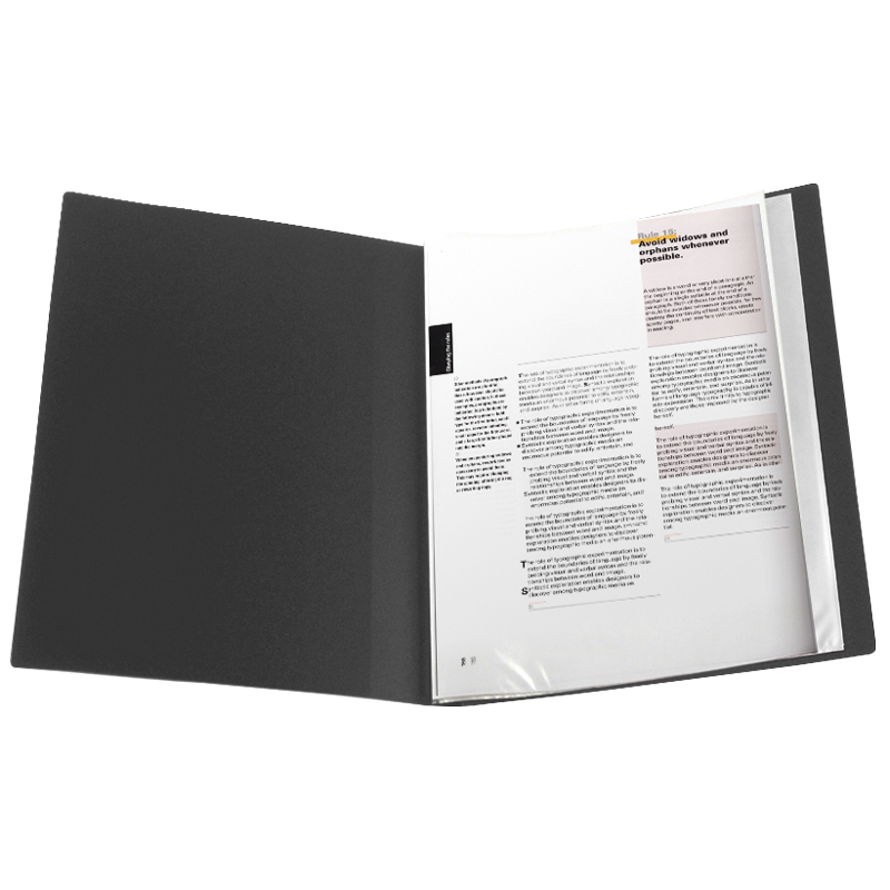Дисплей-книга Axent А4 10 файлов черная (1010-01-A) - фото 3