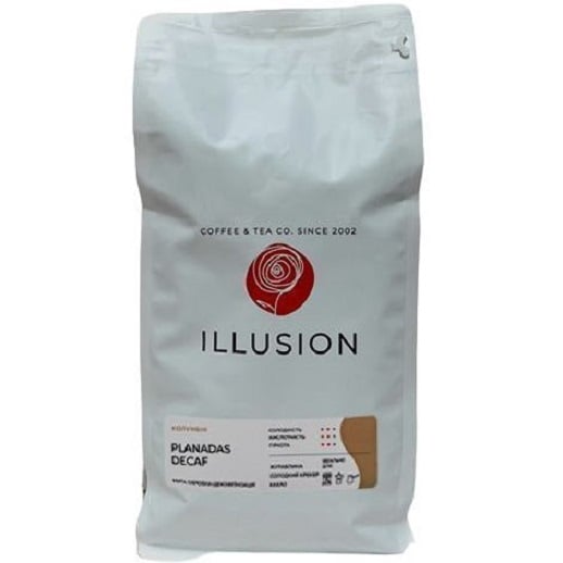 Кава в зернах Illusion Colombia Planadas Decaf (фильтр), 1 кг - фото 1