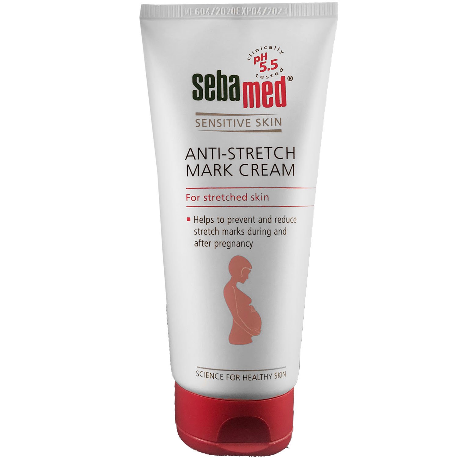 Крем Sebamed Sensitive Skin для чутливої шкіри тіла проти розтяжок, 200 мл - фото 1