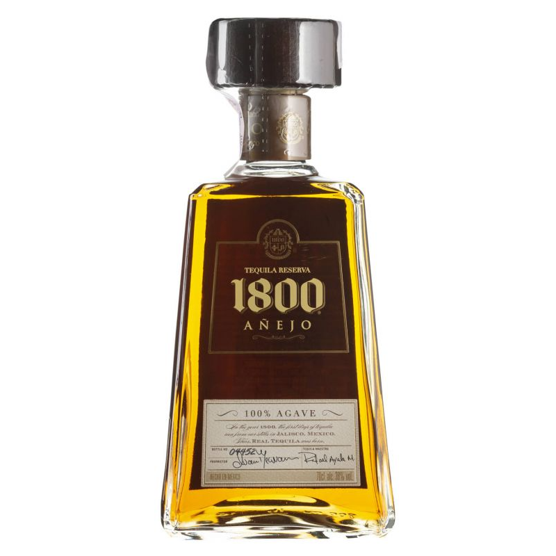 Текила 1800 Anejo 100% Agave, 38%, 0,7 л - фото 1