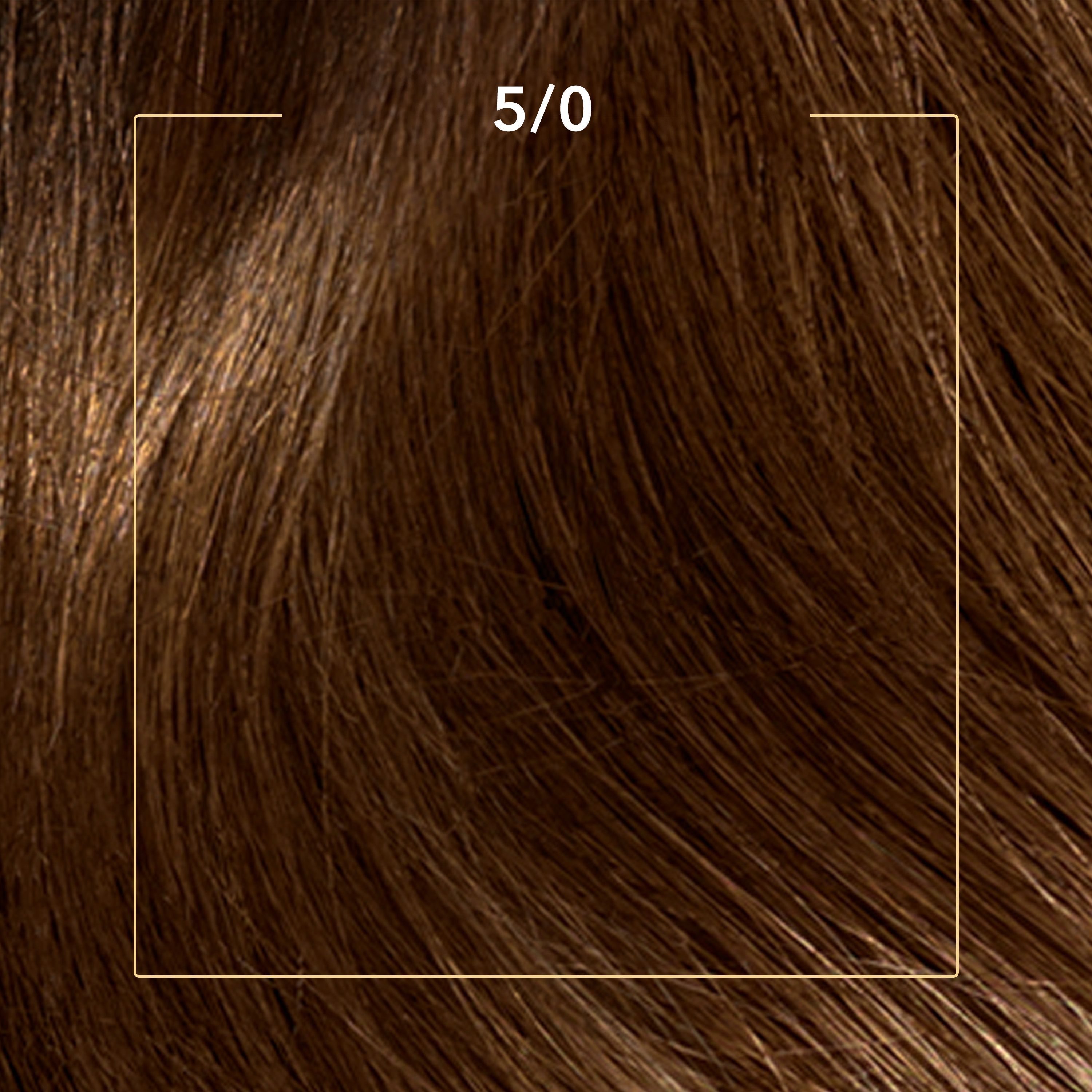 Стійка крем-фарба для волосся Wella Color Perfect 5/0 Коричневий (4064666598314) - фото 2